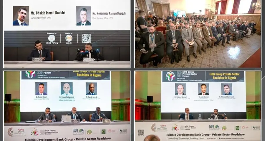 The Algerian Chamber of Commerce and Industry and the Islamic Bank Group organize a forum