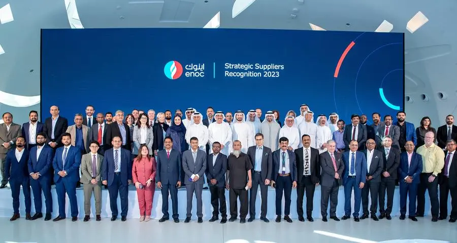 ENOC Group honours strategic suppliers for digitalisation, innovation, sustainability, HSE and business continuity