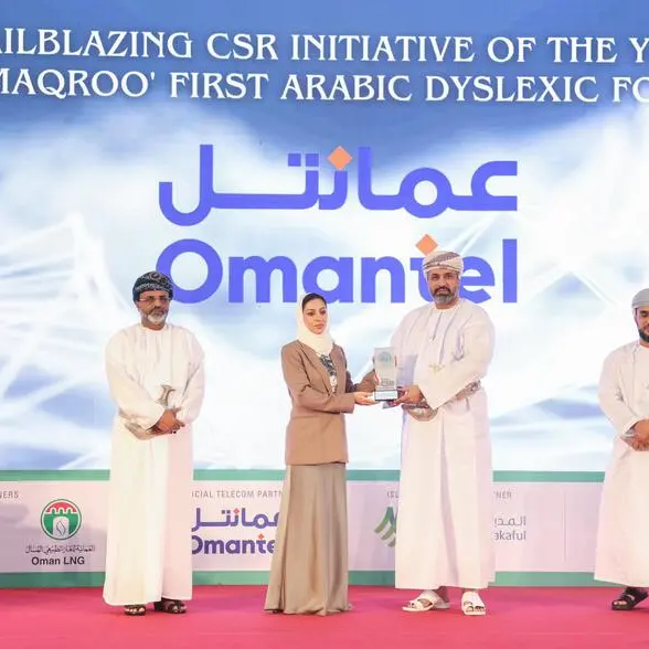 Omantel wins 2 prestigious awards at the Oman CSR summit & awards for innovative social responsibility initiatives