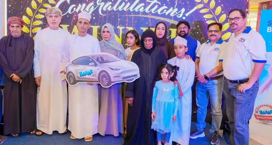 Bahar rewards its loyal customers with Oman’s first-ever Tesla