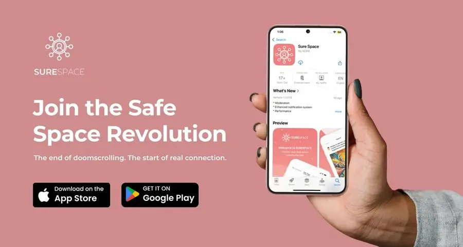 Revolutionary social networking app \"SureSpace\" launches in Dubai to end the doomscrolling epidemic