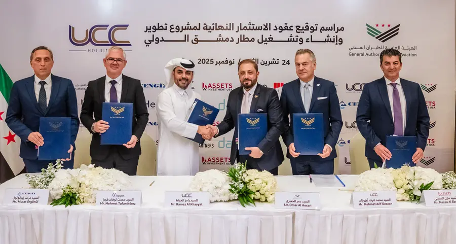 The General Authority of Civil Aviation signs the final concession agreements for the investment in the development and operations of Damascus International Airport
