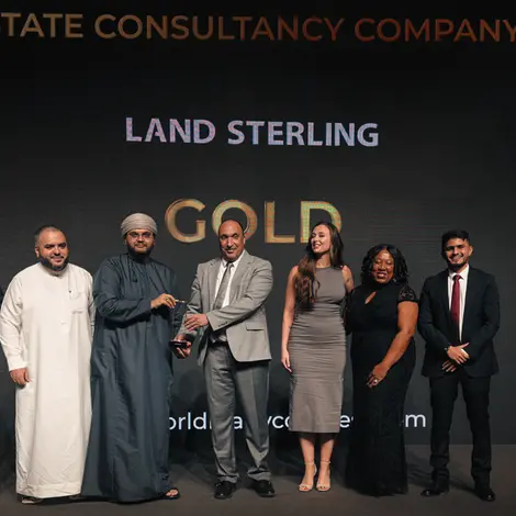 Land Sterling wins 'Best Real Estate Consultancy Company of the Year' at World Realty Congress 2024