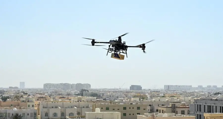 LODD and 7X conduct first parcel delivery trial by drone in Abu Dhabi