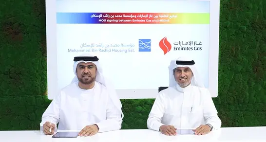Emirates Gas and Mohammed Bin Rashid Housing Establishment partner to deliver comprehensive LPG solutions and services