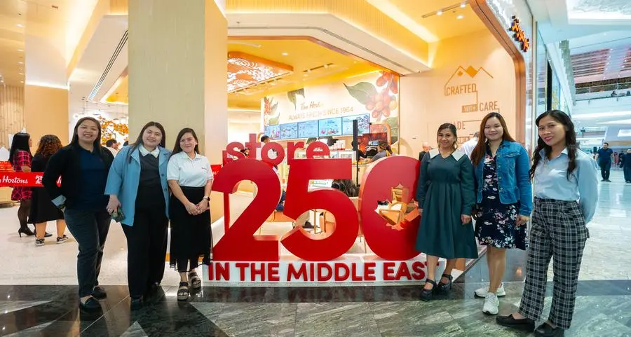 Tim Hortons achieves a new milestone with its 250th store opening in the Middle East