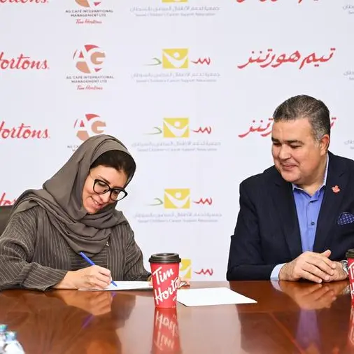 Tim Hortons® signs MoU with Sanad Children’s Cancer Association to support children with cancer in Saudi Arabia