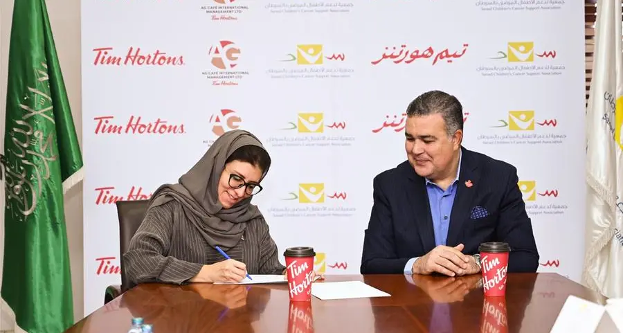 Tim Hortons® signs MoU with Sanad Children’s Cancer Association to support children with cancer in Saudi Arabia