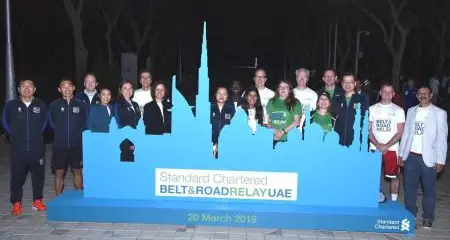 Standard Chartered UAE participates in first-ever global running event along the Belt and Road