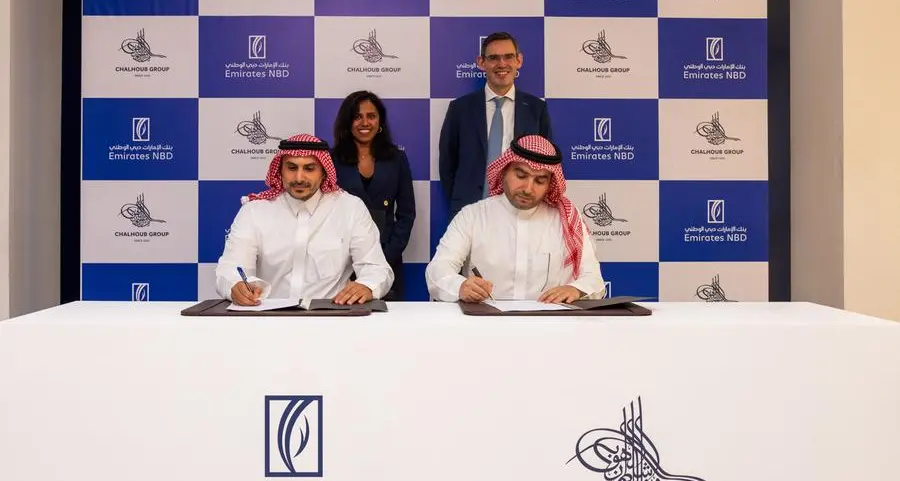 Emirates NBD announces SAR 100mln ESG-linked working capital facility with Chalhoub Group