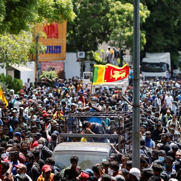 Sri Lankan forces raid anti-government protest camp as new president takes office
