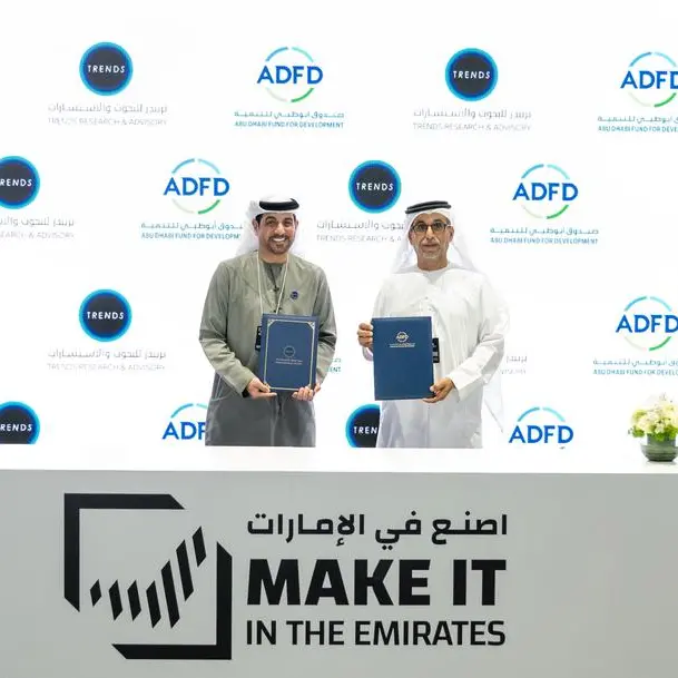 Abu Dhabi Fund for Development and TRENDS sign strategic research MoU at ‘Make it in the Emirates’
