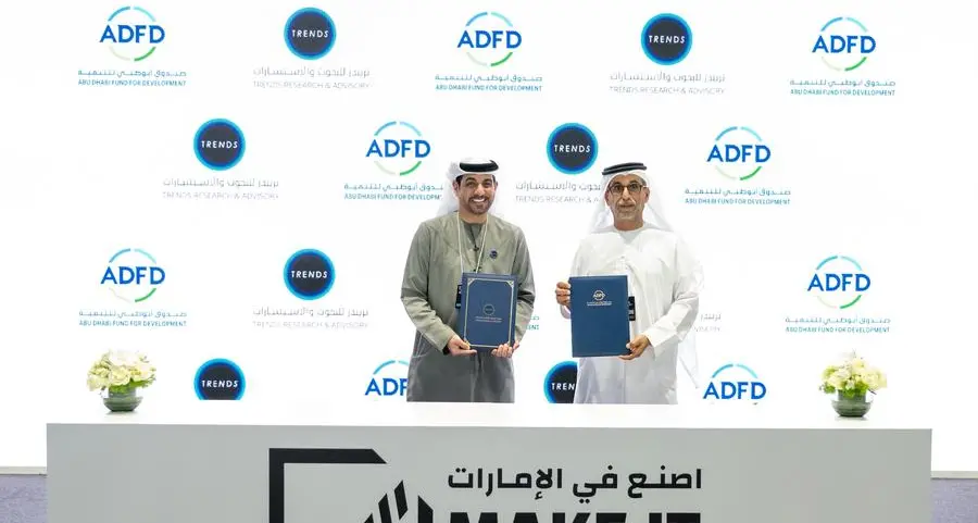 Abu Dhabi Fund for Development and TRENDS sign strategic research MoU at ‘Make it in the Emirates’