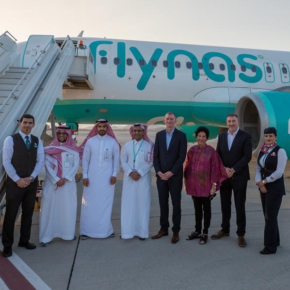 AlUla International Airport received the first flynas direct flight from Cairo