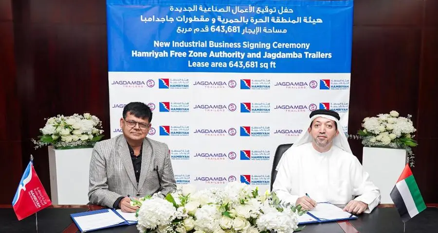 Jagdamba Global Equipment Solutions announces first international expansion in Hamriyah Free Zone