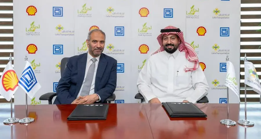 A local partnership between Aljomaih and Shell Lubricating Oil Company and Leha for Transportation and Agricultural Investment