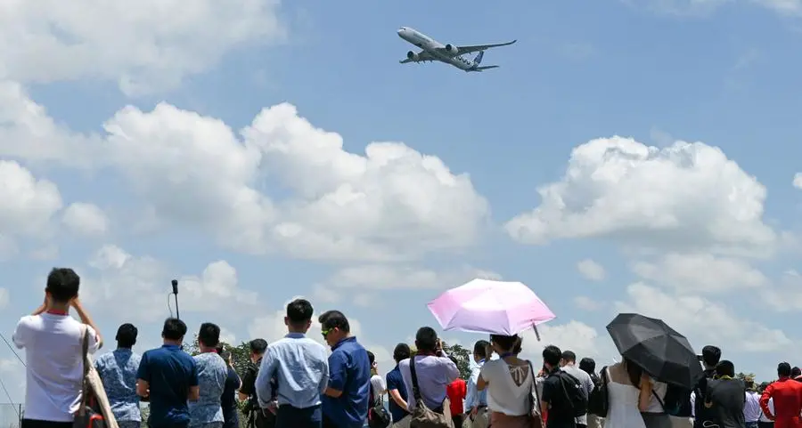 Made-in-China airliner seeks buyers at Singapore Airshow