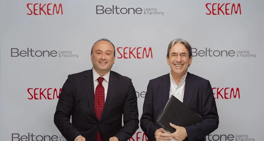 Beltone Leasing and Factoring, signed a sale and leaseback agreement with SEKEM Group worth EGP350mln