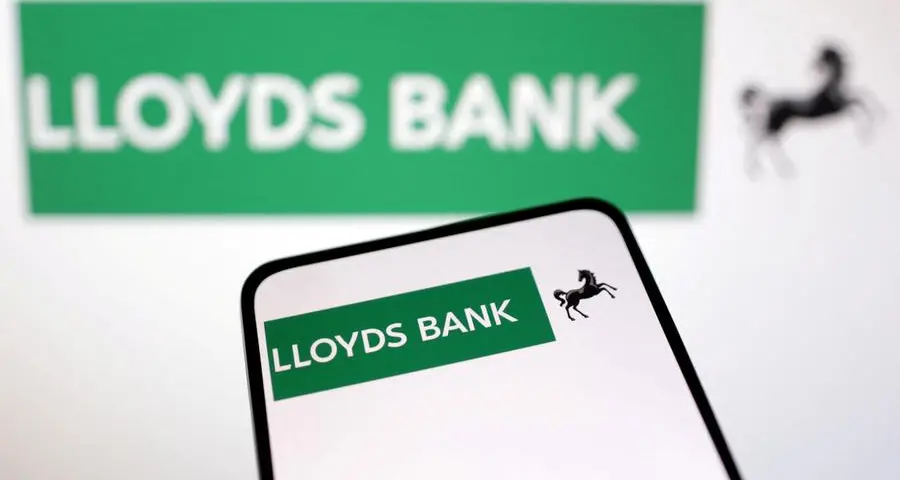 Britain's Lloyds maintains outlook as profit jump meets forecasts