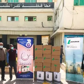 Lafarge Egypt in Kafr El-Sheikh pursuing its social role to fight coronavirus pandemic