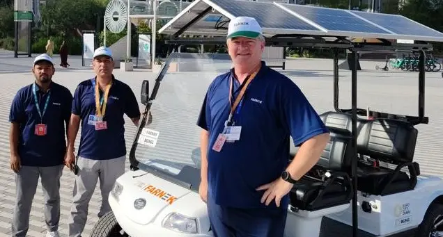 Farnek intern develops solar-powered buggy for COP28 visitors to Expo City Dubai