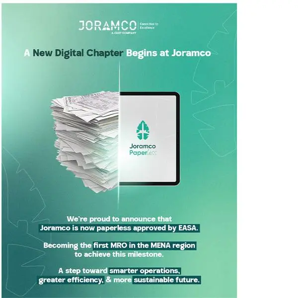 Joramco sets a new benchmark as the first paperless MRO in the MENA region
