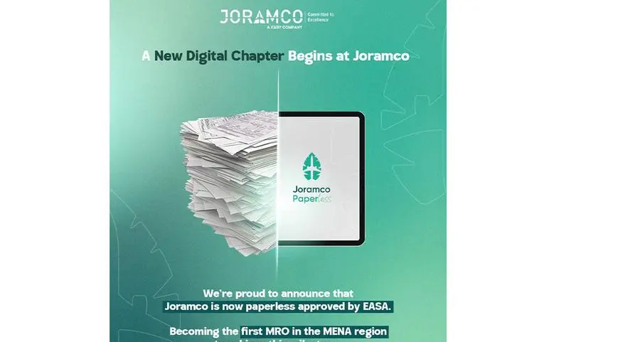 Joramco sets a new benchmark as the first paperless MRO in the MENA region