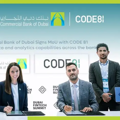 CODE81 and Commercial Bank of Dubai sign strategic MoU