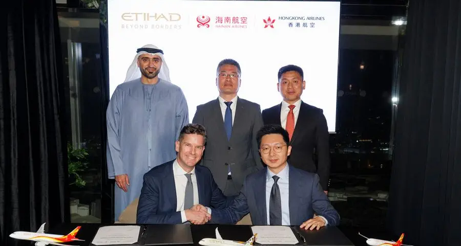 Etihad Airways and Hong Kong Airlines launch codeshare programme and sign reciprocal loyalty partnership agreement