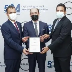 Al Masaood Automobiles receives 'Nissan award of excellence' for outstanding performance