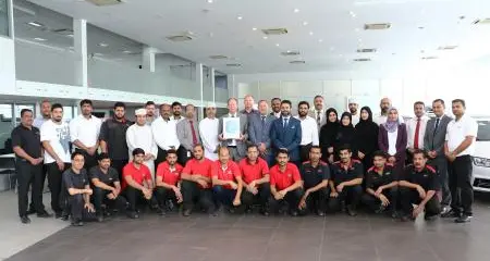 Audi Oman upgraded to ISO 9001:2015 Quality Certification