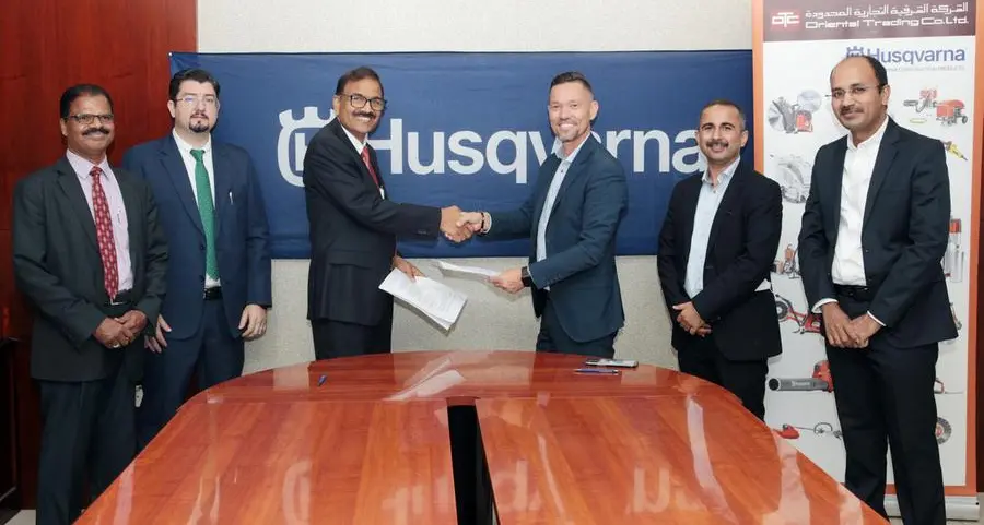 Husqvarna Construction signs agreement with Oriental Trading Company