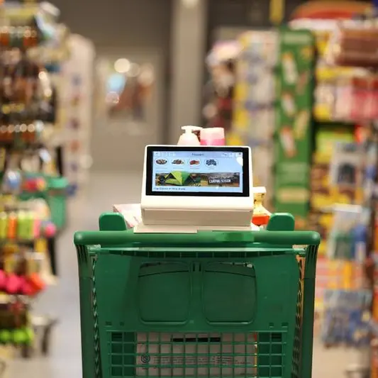 Al Meera unveils cutting-edge smart shopping carts for the first time in the Middle East