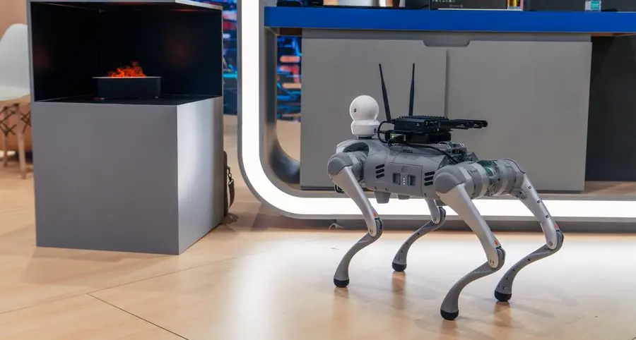 Ericsson showcases 5G-enabled robotic dog Rocky at LEAP 2025