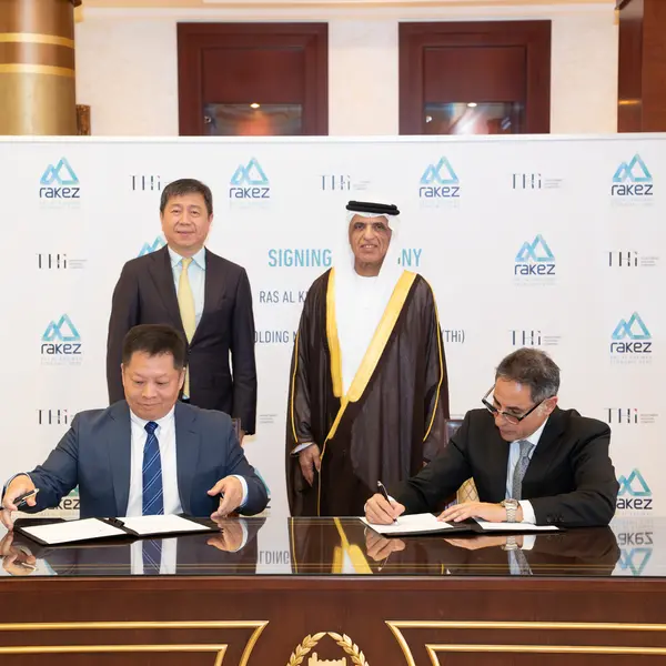 RAK Ruler champions strategic UAE–Singapore partnership with RAKEZ–THi lease signing