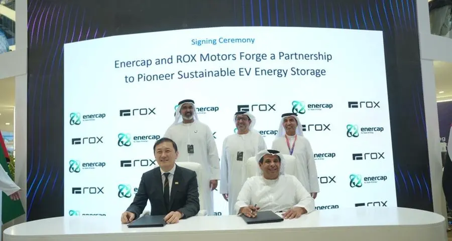 Enercap by Apex Energy and ROX Motor forge UAE-based partnership to pioneer sustainable EV energy storage