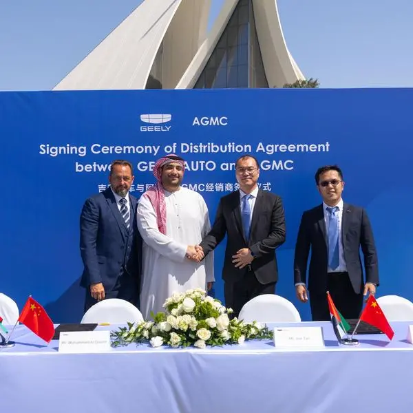 AGMC appointed as the official distributor of Geely Auto in the UAE