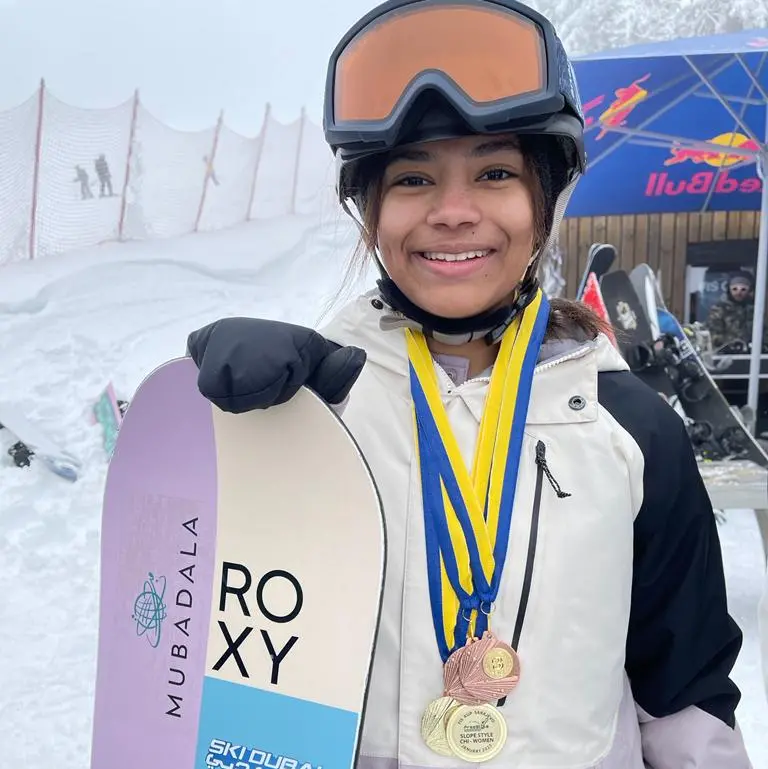 From desert to snow slopes; how this Emirati teen is snowboarding her way to success