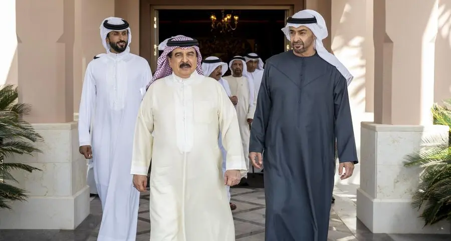 UAE President and King of Bahrain discuss longstanding ties during meeting in Abu Dhabi