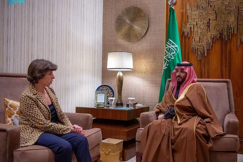 Saudi Crown Prince receives French foreign minister