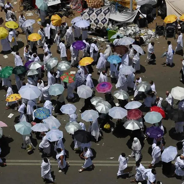 As temperatures climb, pilgrims ascend Mount Arafat in haj climax