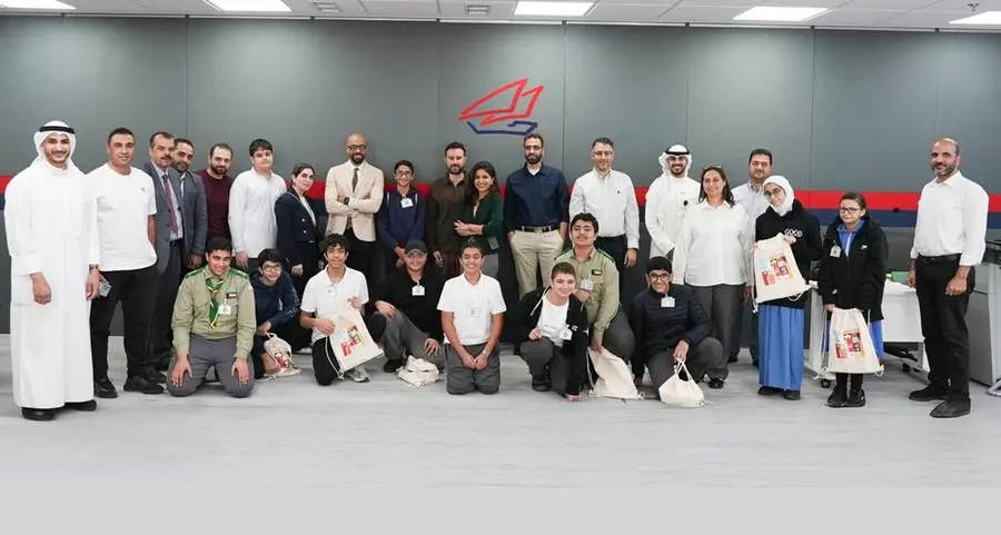 Gulf Bank hosts students from the Center for Child Evaluation and Teaching