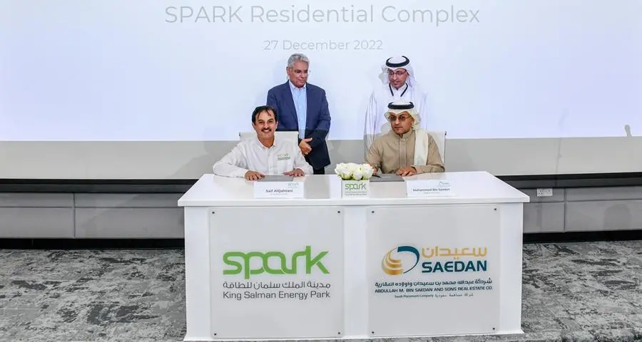 SPARK signs contracts worth $150mln with Bin Saedan to build state-of-the-art residential complex and workers village