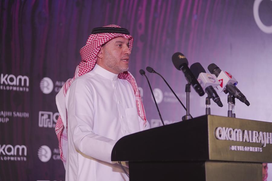 Abdulwahab AlRajhi, board member of AkamAlRajhi Developments speaking at the launch of the joint venture on Monday, 13 June 2022