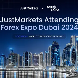 JustMarkets attending Forex Expo Dubai 2024