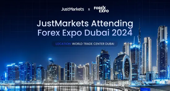 JustMarkets attending Forex Expo Dubai 2024