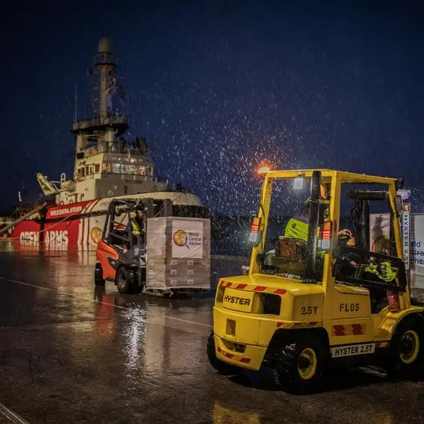 First Gaza aid ship leaves Cyprus with Palestinians on brink of famine