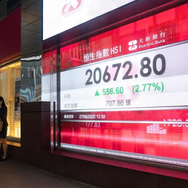 Hong Kong stocks close up more than 3%