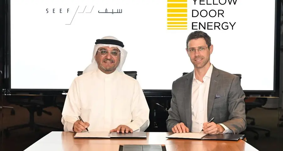 Seef Properties and Yellow Door Energy sign major 9.2 megawatts-peak agreement