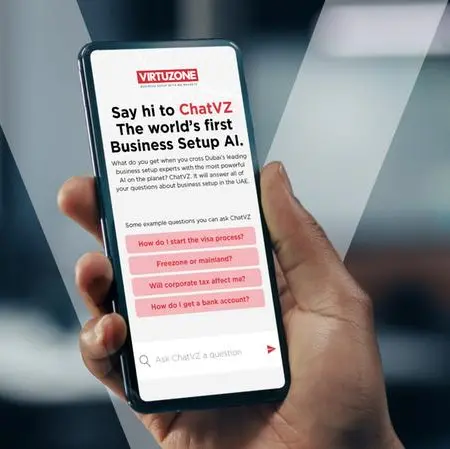 Virtuzone pioneers the world’s first business setup AI chatbot: ChatVZ